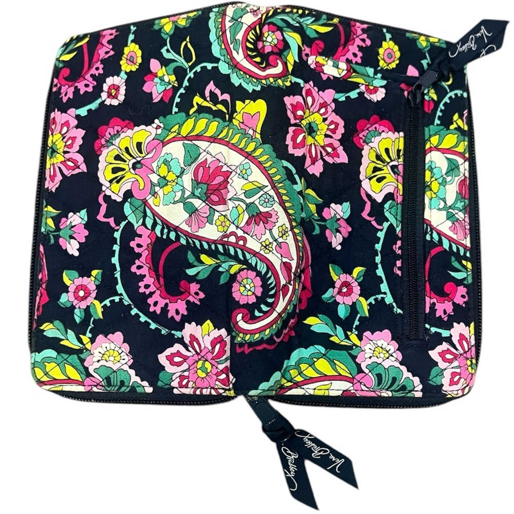 Vera Bradley Pink and Navy Crossbody Bags with Paisley Design - Picture 5 of 8